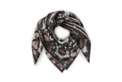 SEIDENTUCH Paisley schwarz