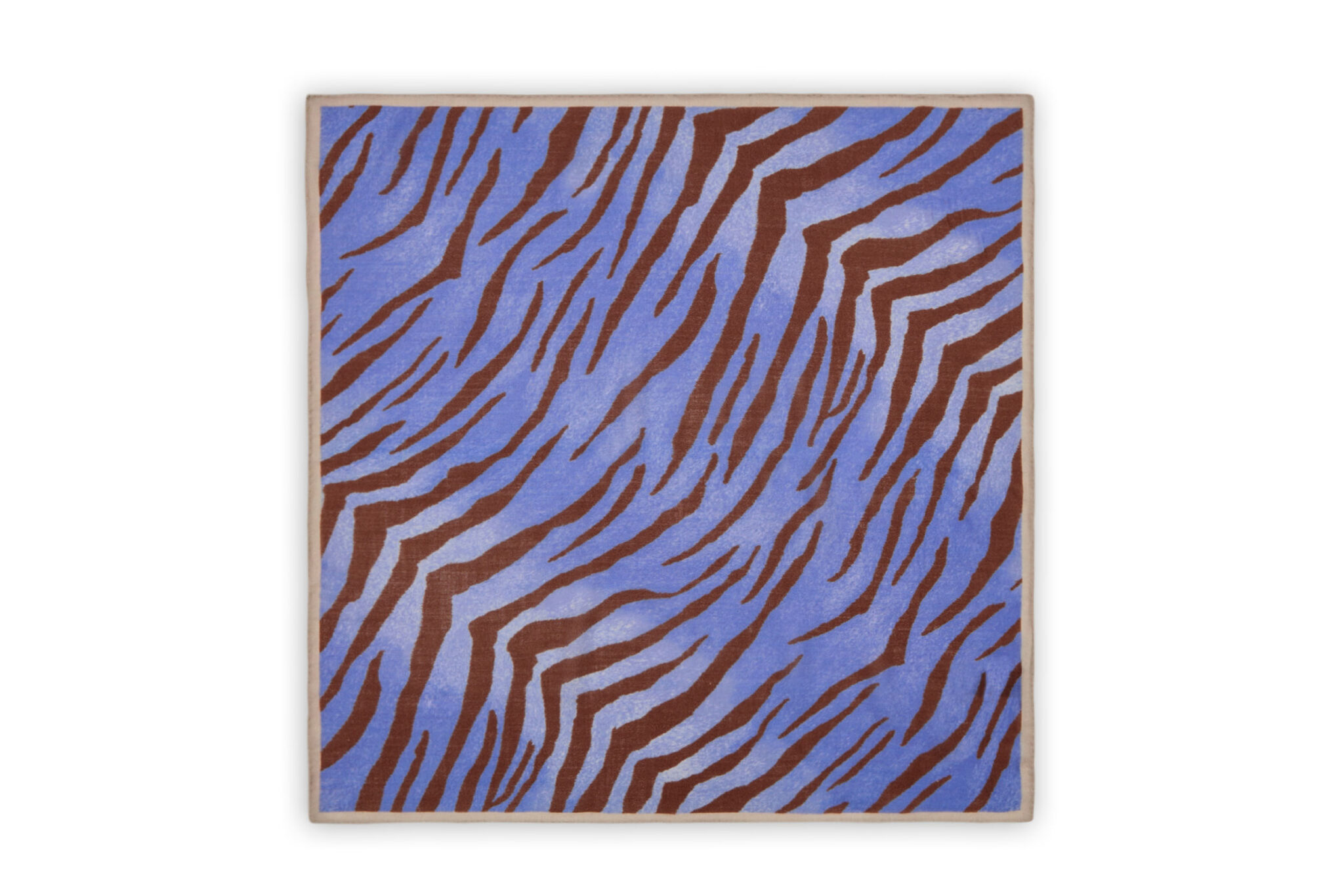 WOLLTUCH Tiger blau – Bild 2