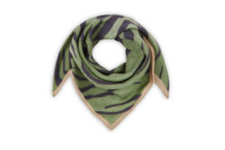 WOLLTUCH Tiger grün