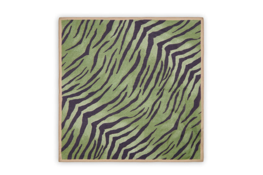 WOLLTUCH Tiger grün – Bild 2